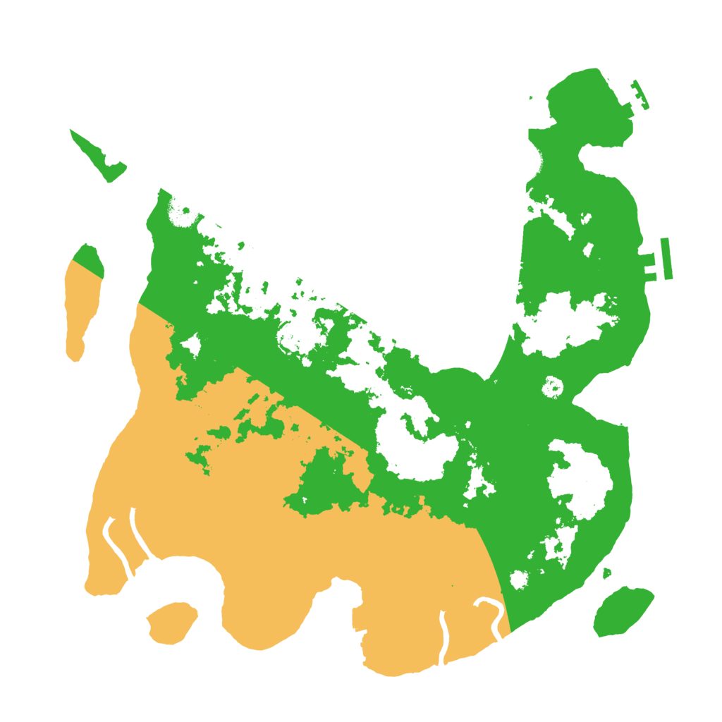 Biome Rust Map: Procedural Map, Size: 3500, Seed: 423333548