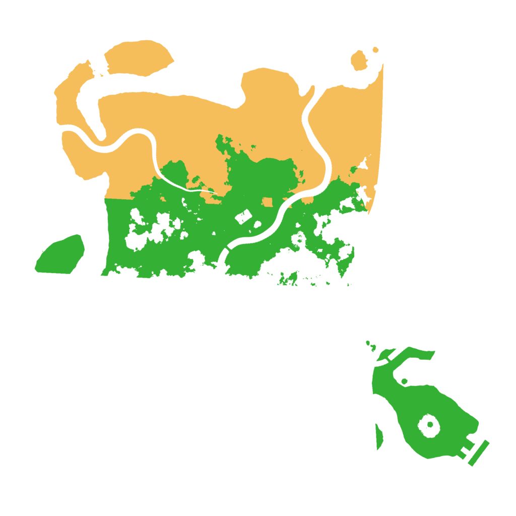 Biome Rust Map: Procedural Map, Size: 3550, Seed: 10178510