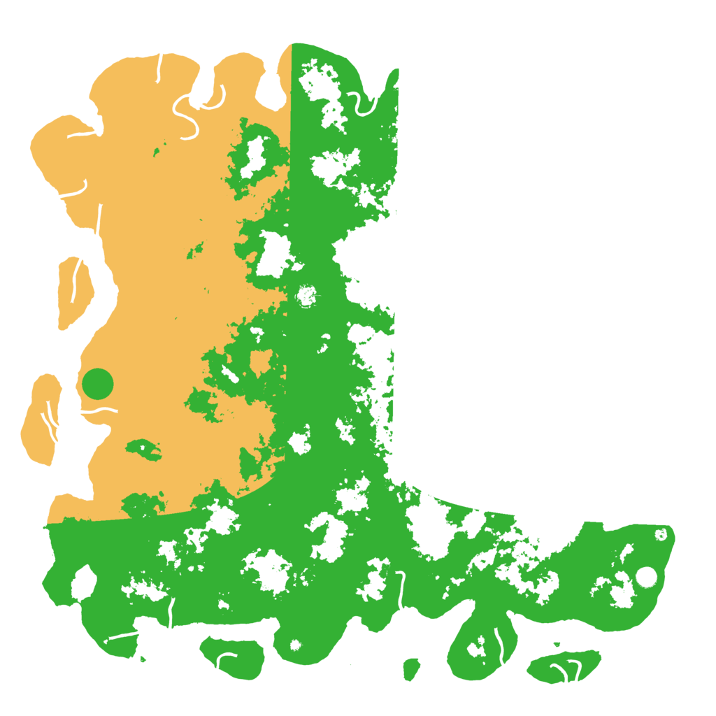 Biome Rust Map: Procedural Map, Size: 6000, Seed: 921685692