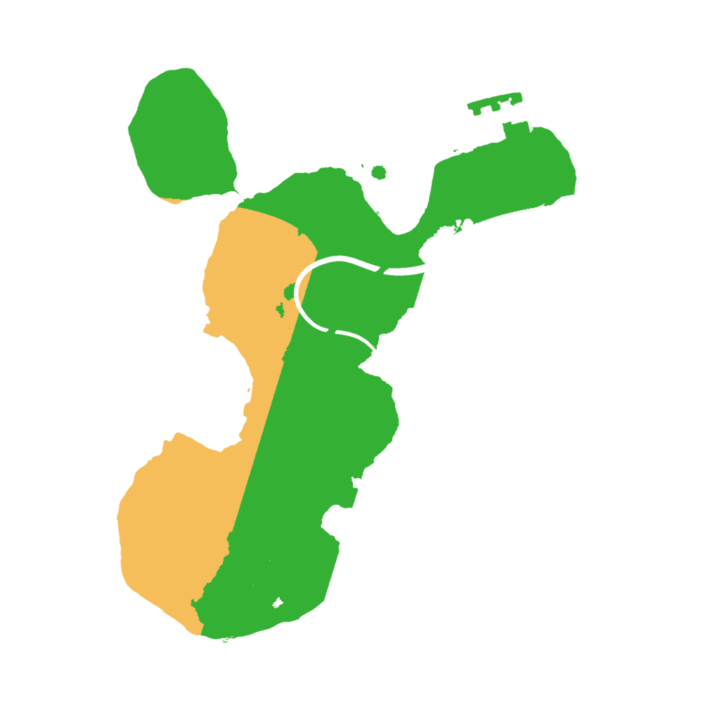 Biome Rust Map: Procedural Map, Size: 2000, Seed: 31996482