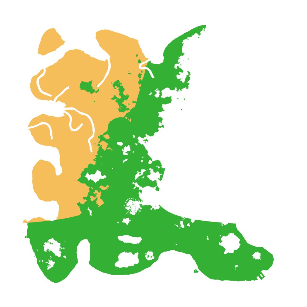 Biome Rust Map: Procedural Map, Size: 3500, Seed: 66141235