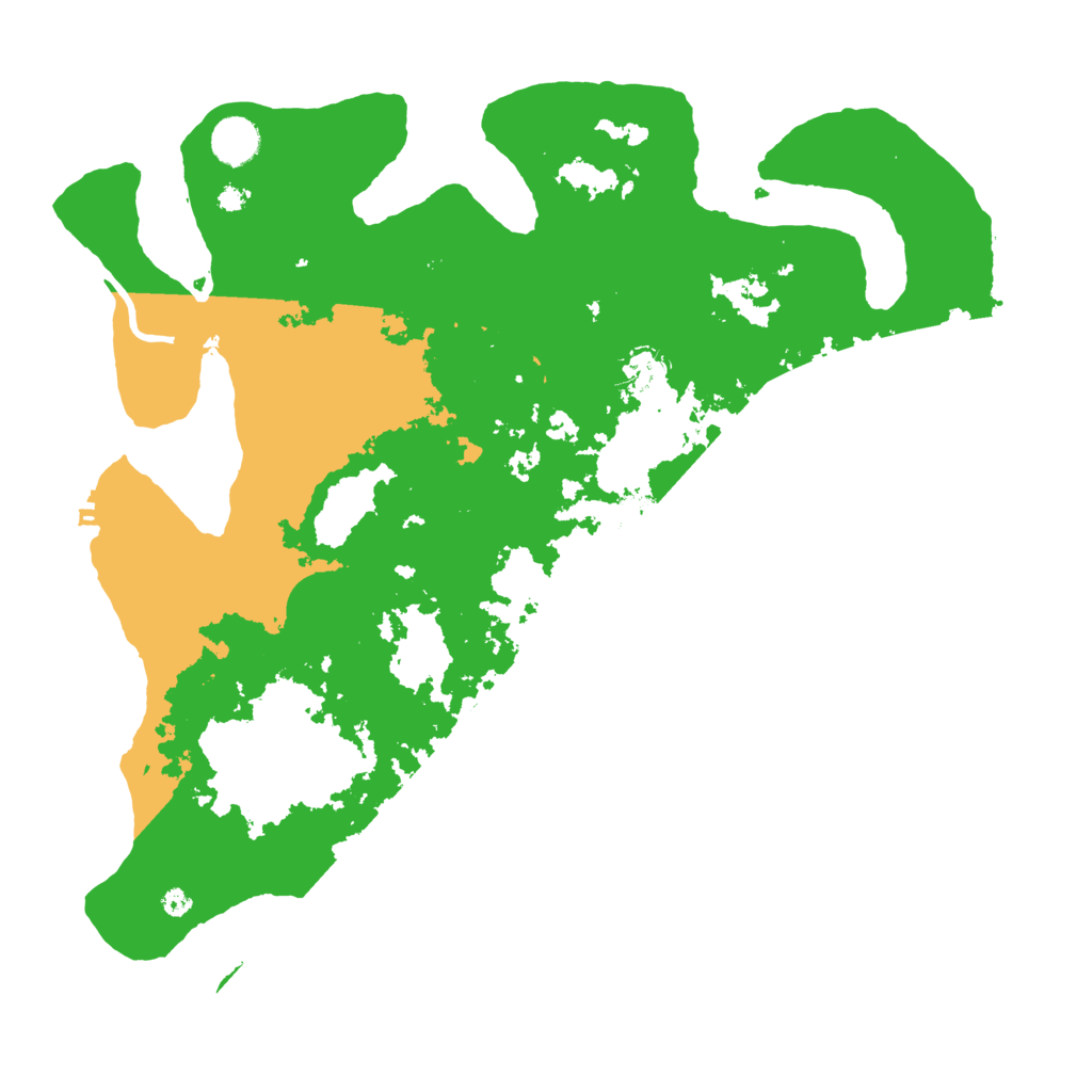 Biome Rust Map: Procedural Map, Size: 4000, Seed: 257086260