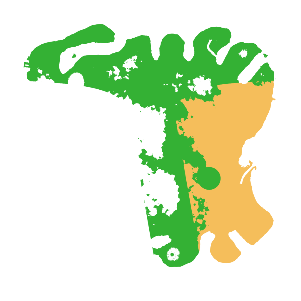 Biome Rust Map: Procedural Map, Size: 3500, Seed: 1624366879