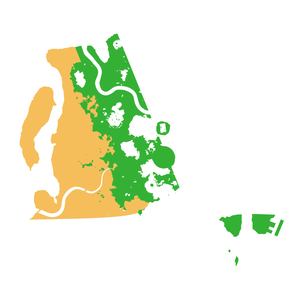 Biome Rust Map: Procedural Map, Size: 3500, Seed: 2137420