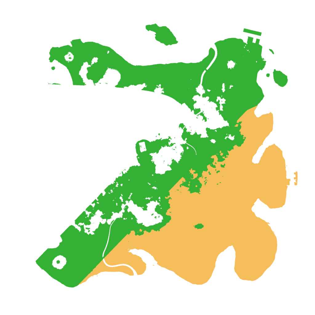 Biome Rust Map: Procedural Map, Size: 3500, Seed: 1480433834