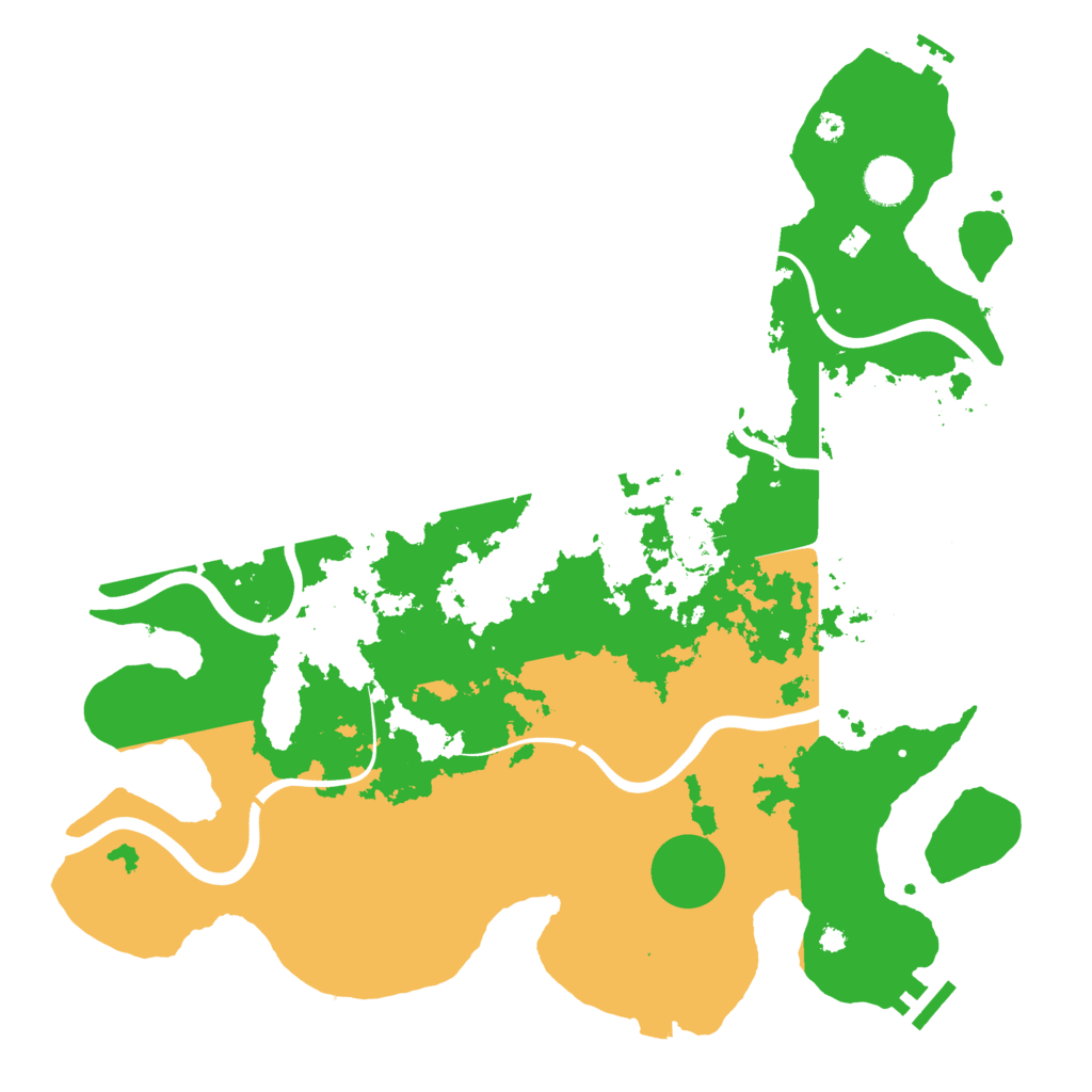 Biome Rust Map: Procedural Map, Size: 3900, Seed: 1097363504