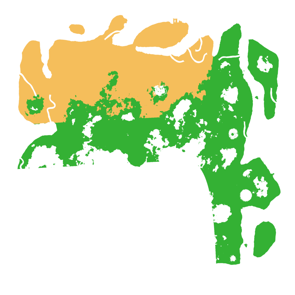 Biome Rust Map: Procedural Map, Size: 4400, Seed: 59600476