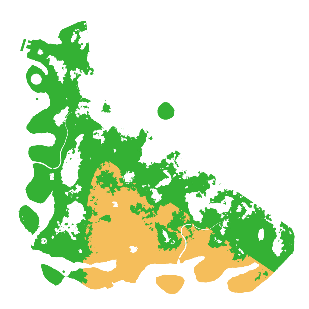 Biome Rust Map: Procedural Map, Size: 5000, Seed: 597324411