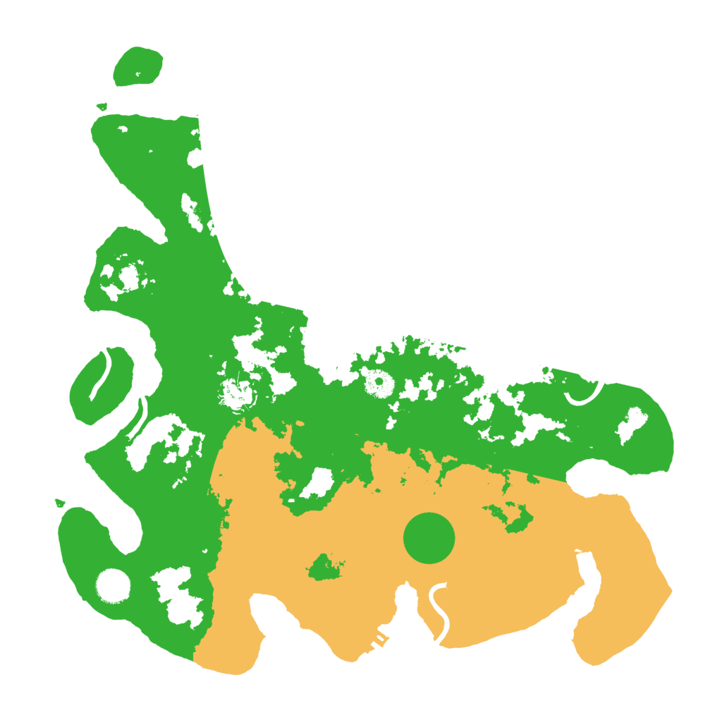 Biome Rust Map: Procedural Map, Size: 3700, Seed: 10841332