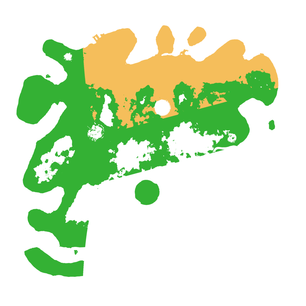 Biome Rust Map: Procedural Map, Size: 3500, Seed: 1709001543