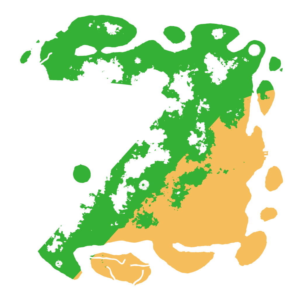 Biome Rust Map: Procedural Map, Size: 4500, Seed: 1148605