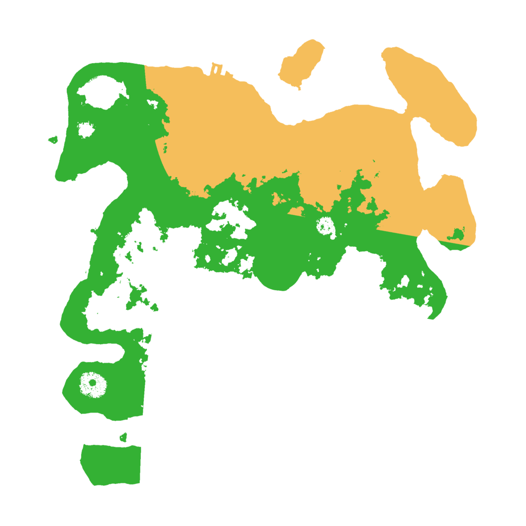 Biome Rust Map: Procedural Map, Size: 3000, Seed: 1538609370