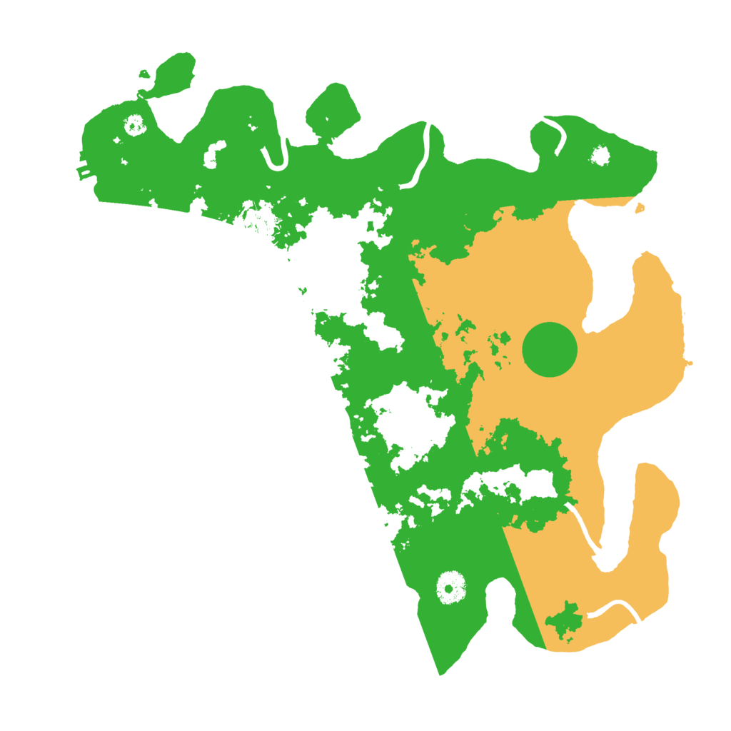 Biome Rust Map: Procedural Map, Size: 3500, Seed: 579848472