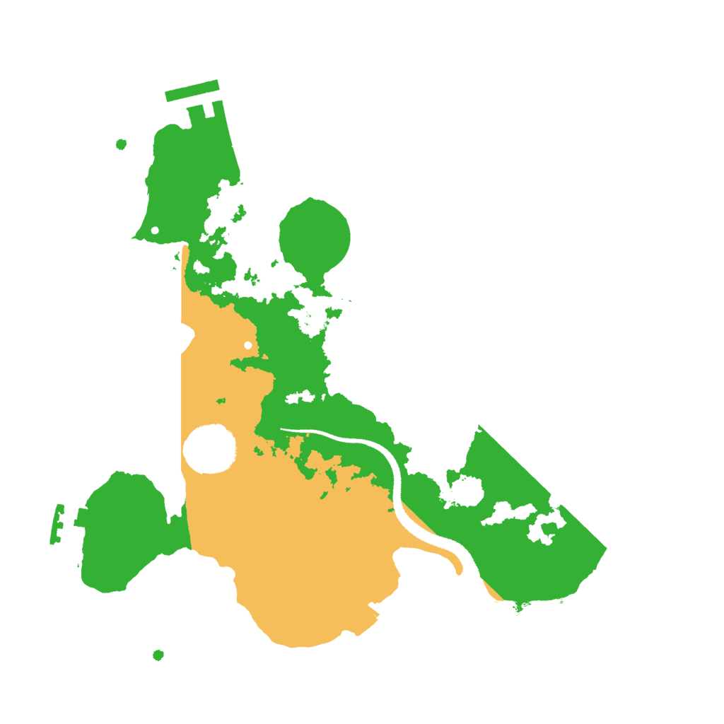 Biome Rust Map: Procedural Map, Size: 2700, Seed: 4312