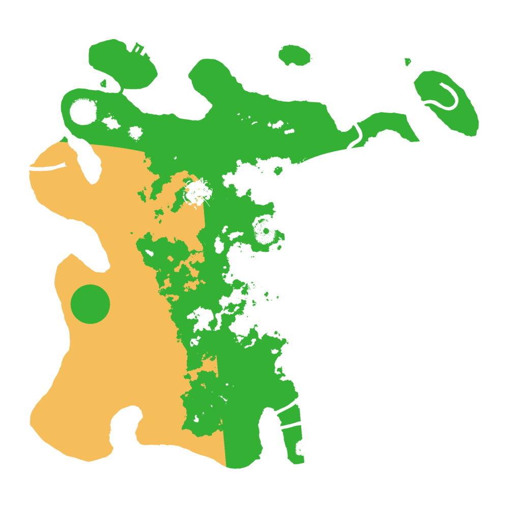 Biome Rust Map: Procedural Map, Size: 3500, Seed: 545422196