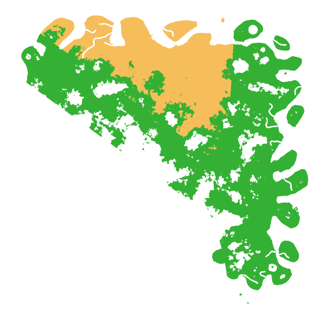 Biome Rust Map: Procedural Map, Size: 6000, Seed: 37563710
