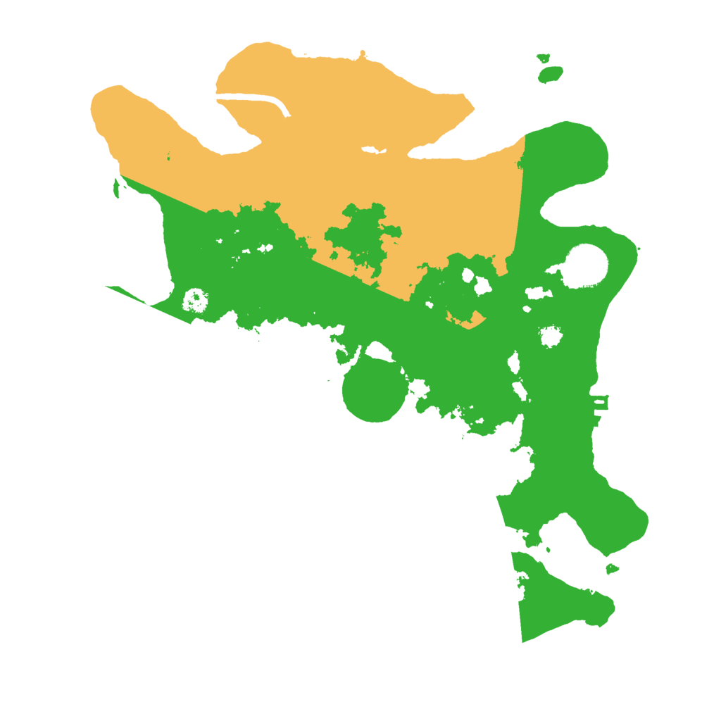 Biome Rust Map: Procedural Map, Size: 3000, Seed: 1336705805