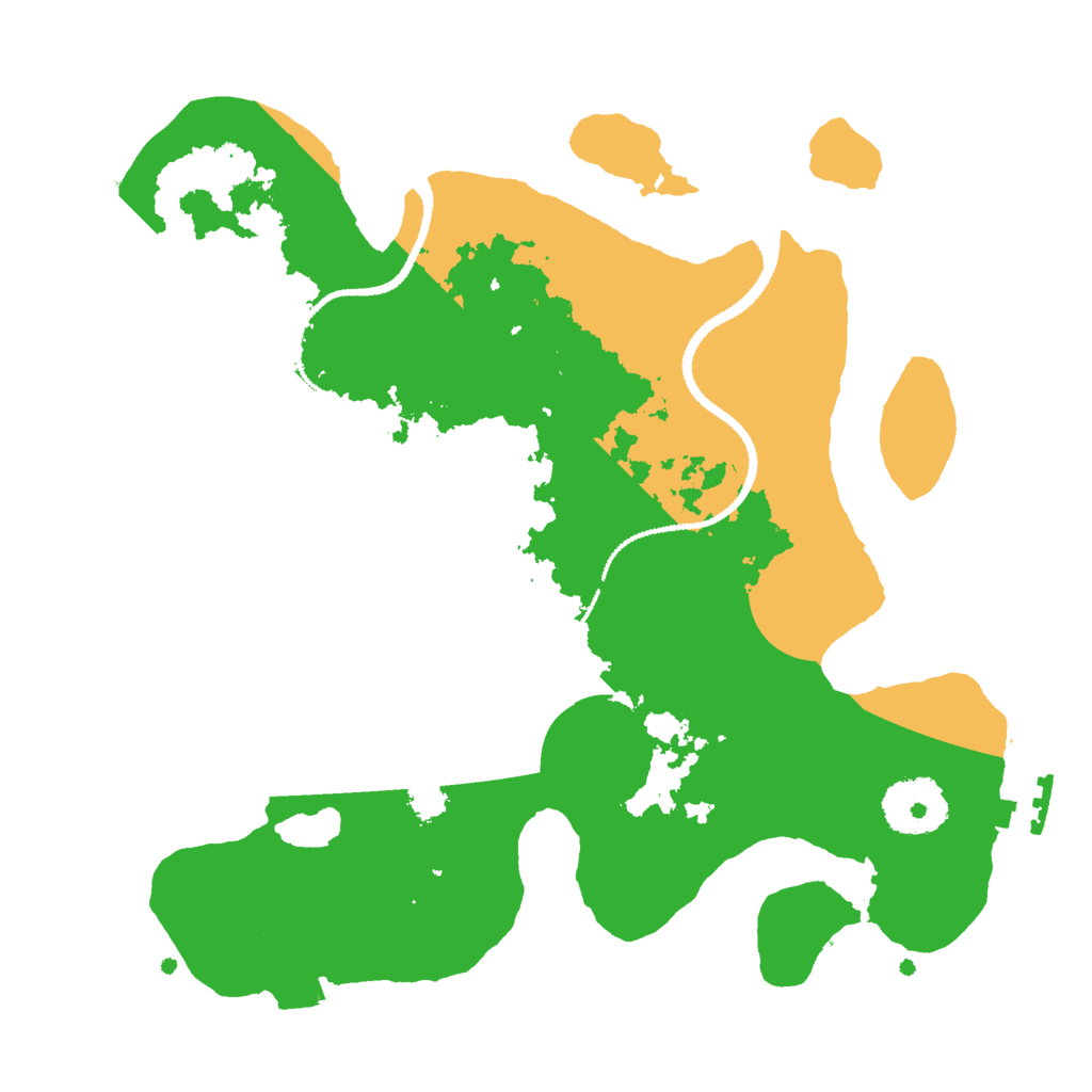 Biome Rust Map: Procedural Map, Size: 2700, Seed: 1257345