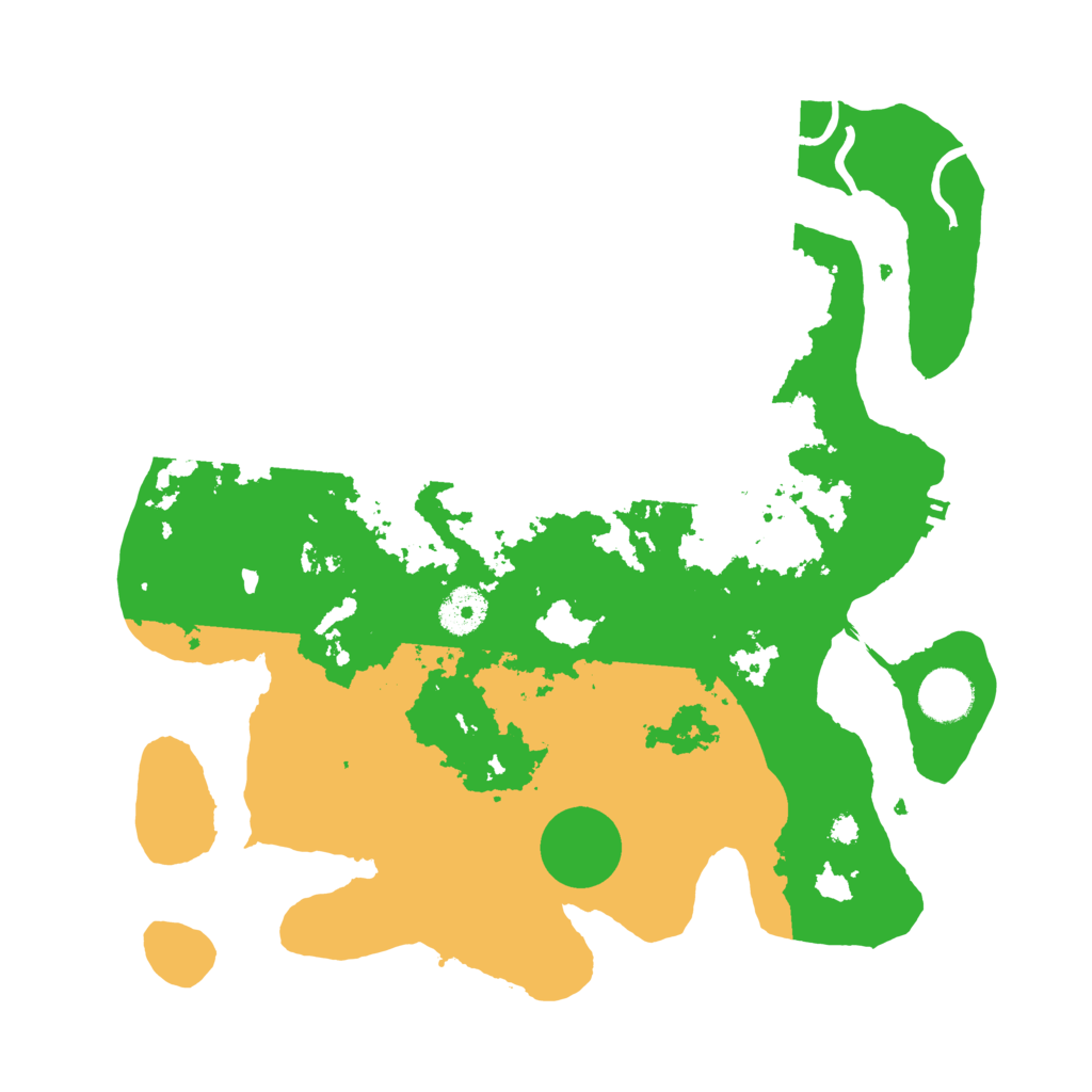 Biome Rust Map: Procedural Map, Size: 3550, Seed: 60840688