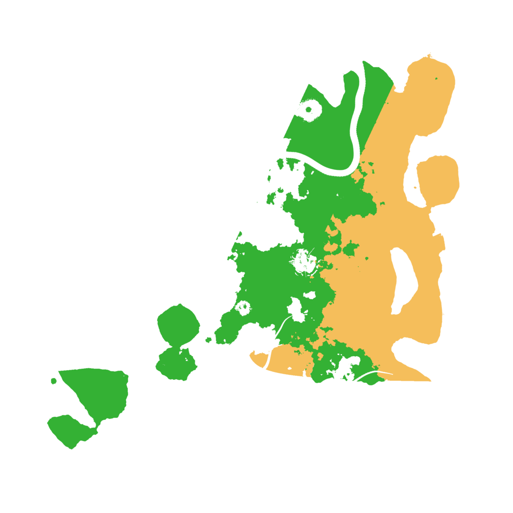 Biome Rust Map: Procedural Map, Size: 3500, Seed: 1957766830