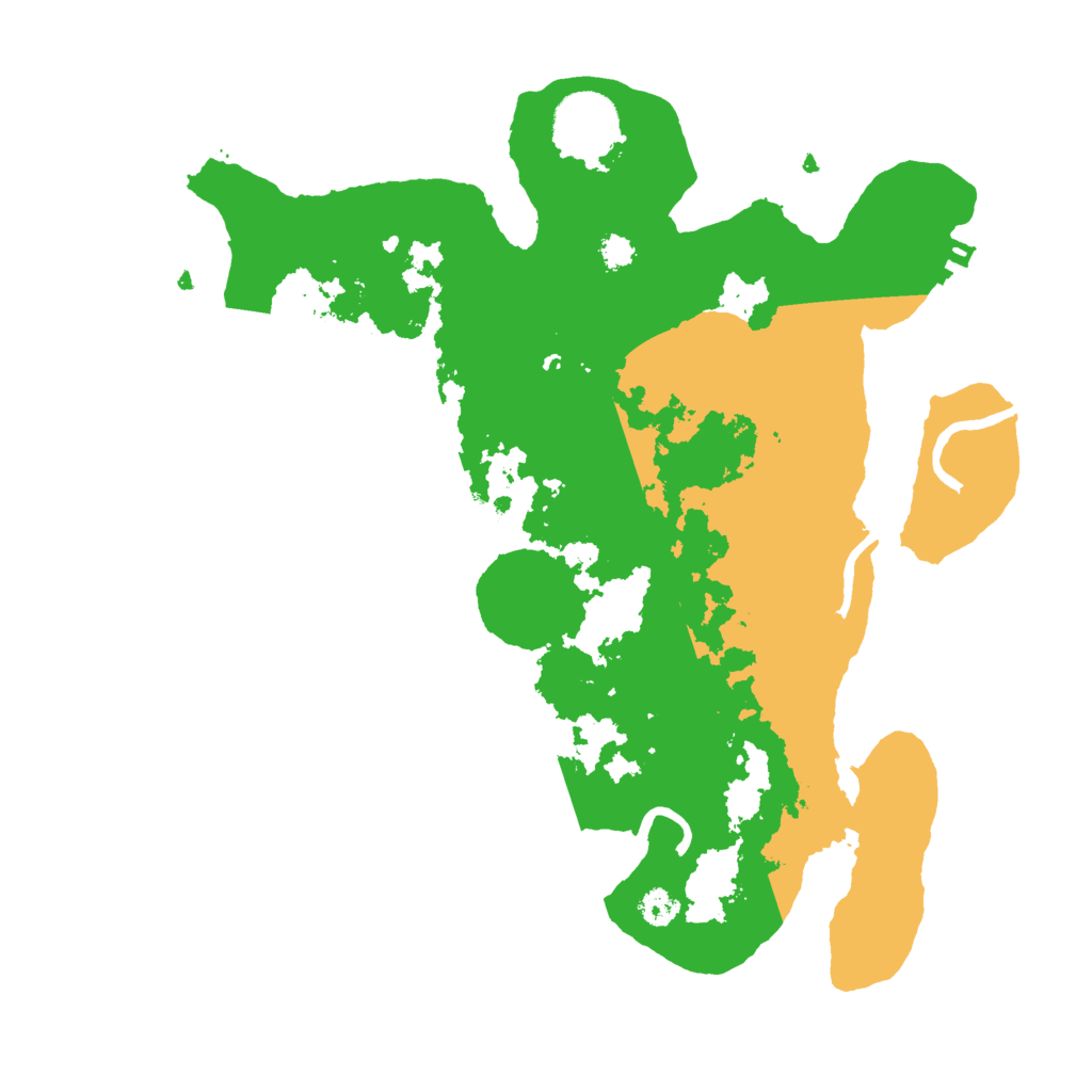 Biome Rust Map: Procedural Map, Size: 3000, Seed: 41346