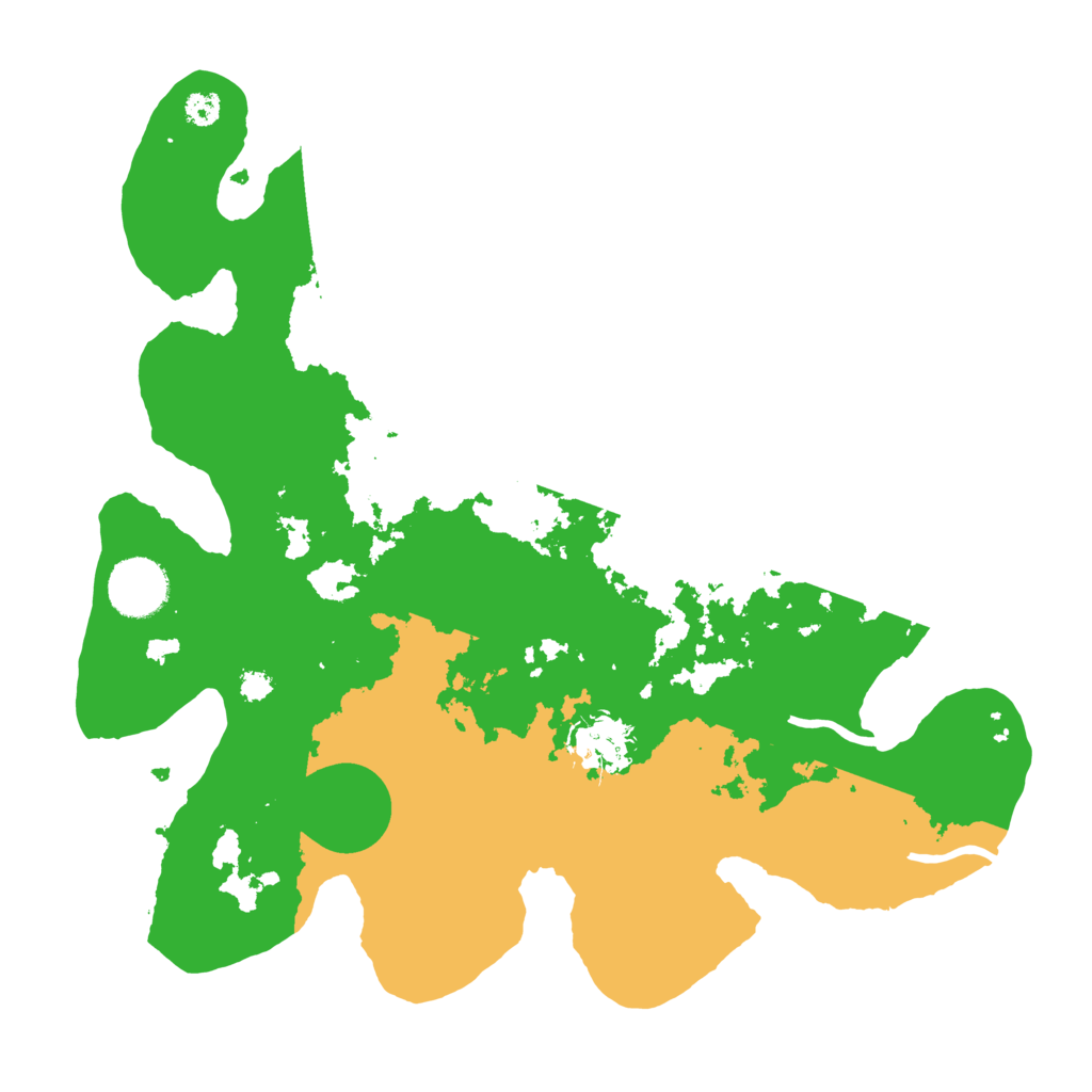 Biome Rust Map: Procedural Map, Size: 3200, Seed: 541070608