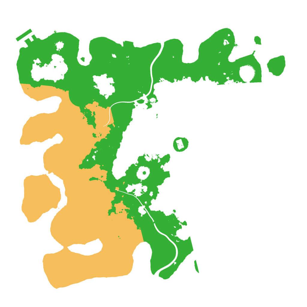 Biome Rust Map: Procedural Map, Size: 3500, Seed: 1313262518