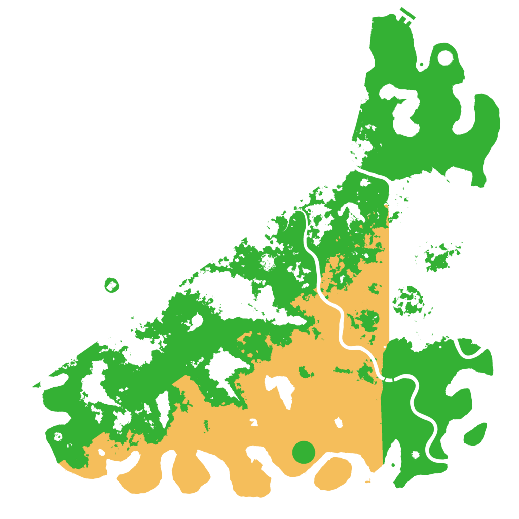 Biome Rust Map: Procedural Map, Size: 6000, Seed: 555000