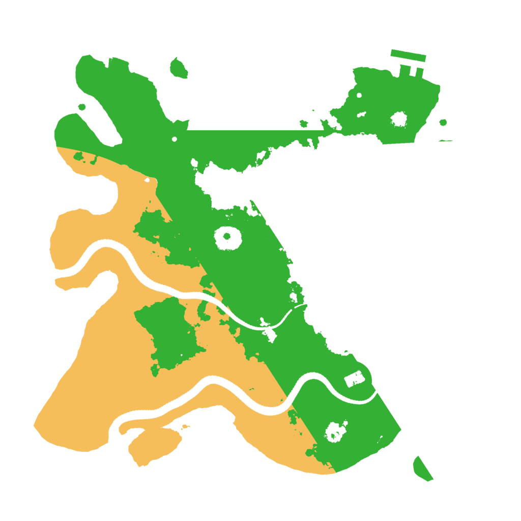 Biome Rust Map: Procedural Map, Size: 3000, Seed: 9837374