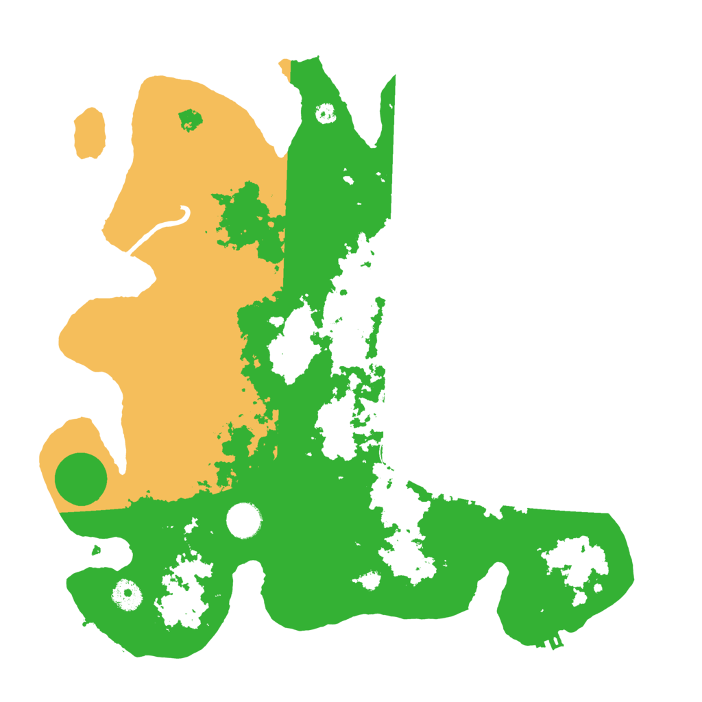Biome Rust Map: Procedural Map, Size: 3550, Seed: 27817190