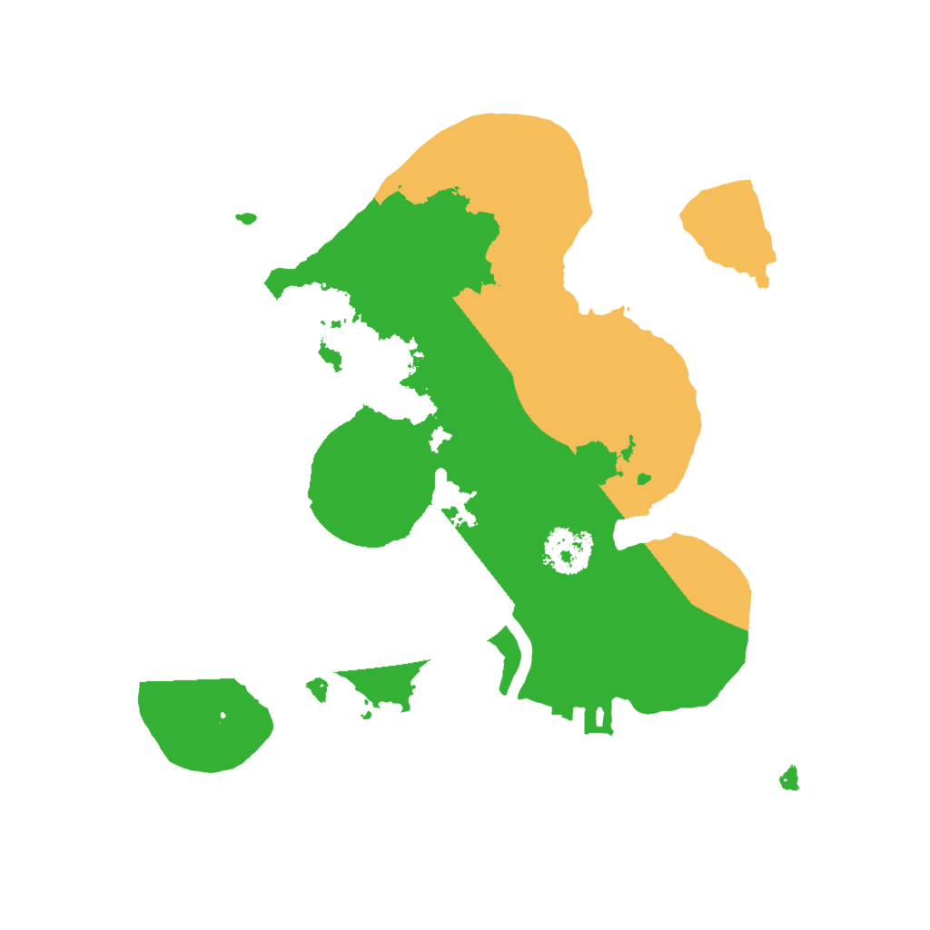 Biome Rust Map: Procedural Map, Size: 2000, Seed: 1370091046