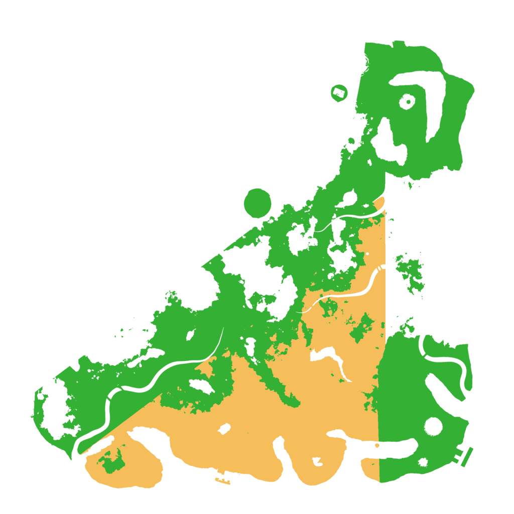Biome Rust Map: Procedural Map, Size: 5000, Seed: 712701297