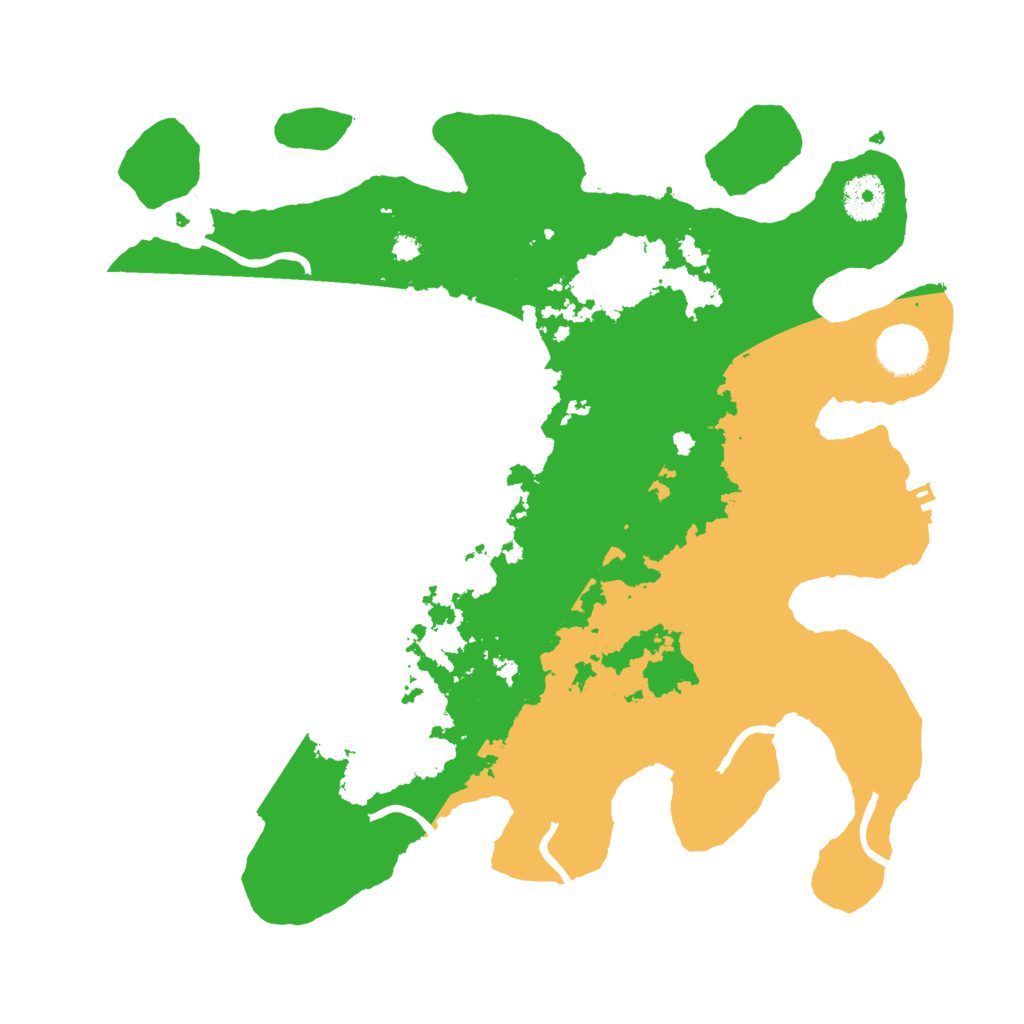 Biome Rust Map: Procedural Map, Size: 3500, Seed: 901139932