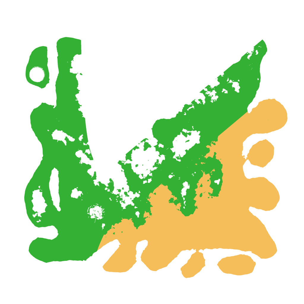 Biome Rust Map: Barren, Size: 3550, Seed: 43906639