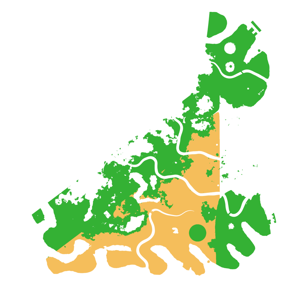 Biome Rust Map: Procedural Map, Size: 4500, Seed: 71685577
