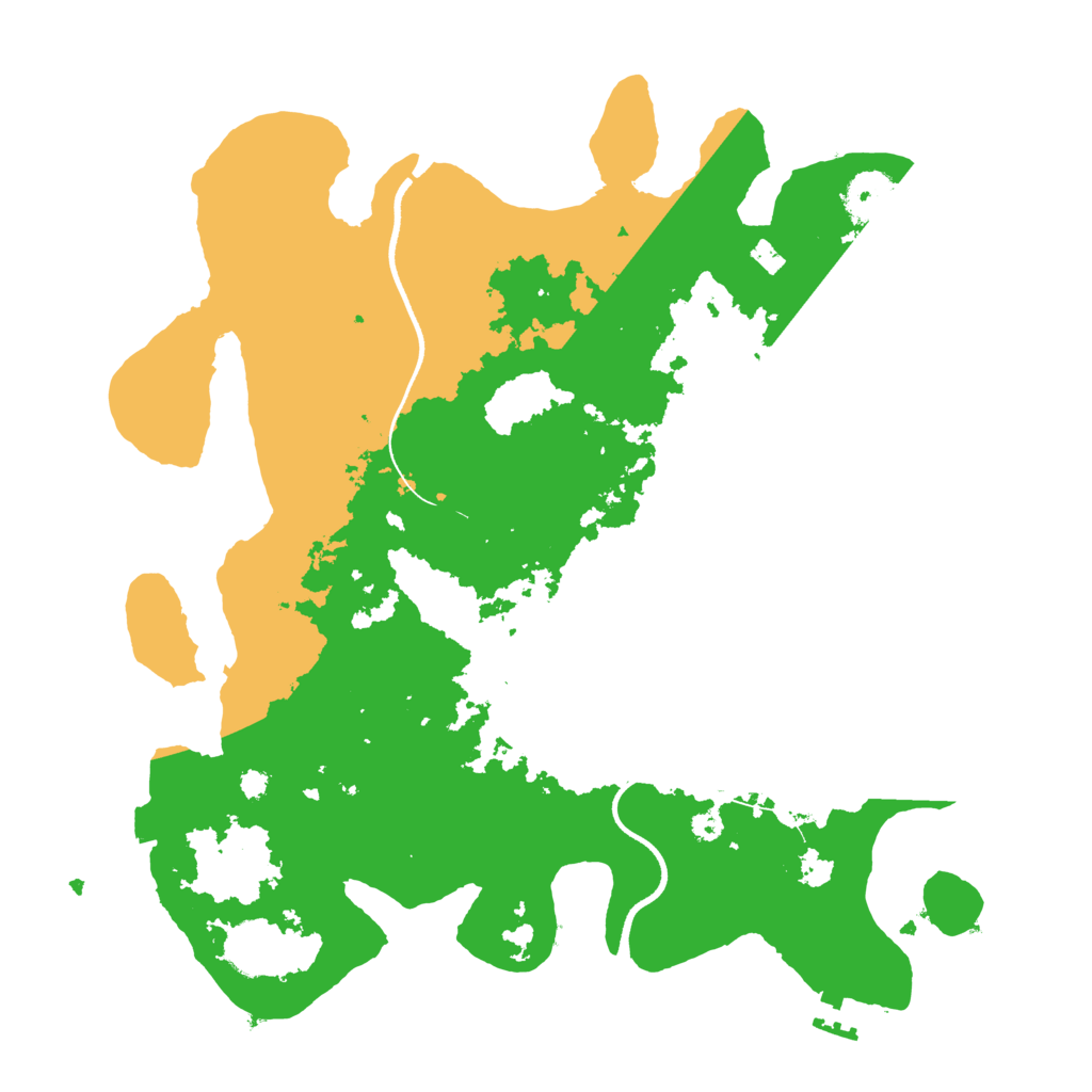 Biome Rust Map: Procedural Map, Size: 3500, Seed: 192931