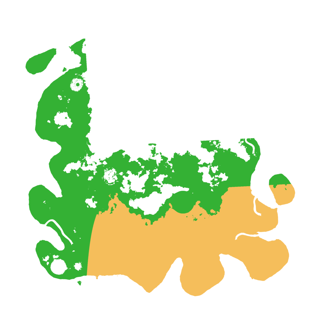 Biome Rust Map: Procedural Map, Size: 3700, Seed: 31408083