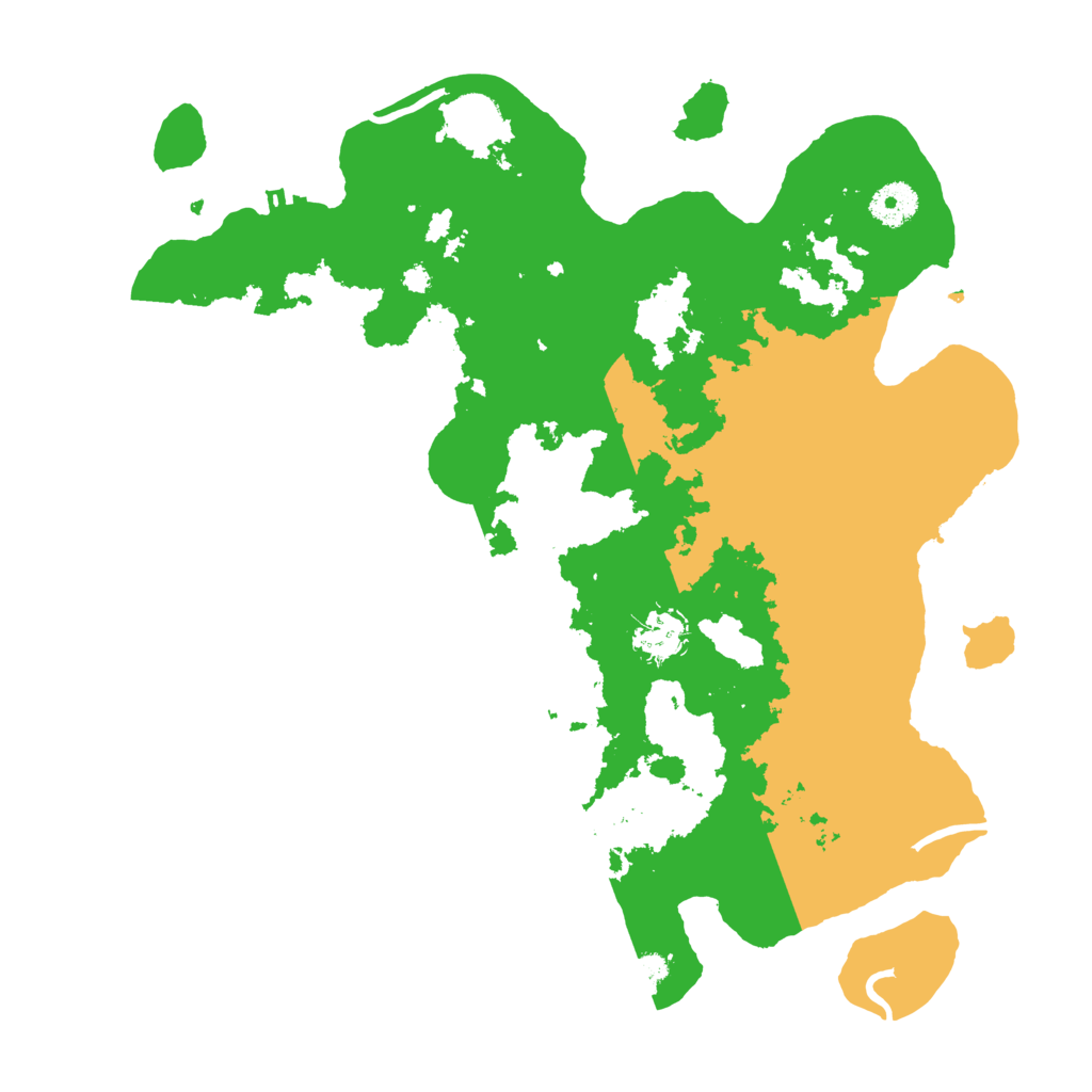 Biome Rust Map: Procedural Map, Size: 3650, Seed: 73518965