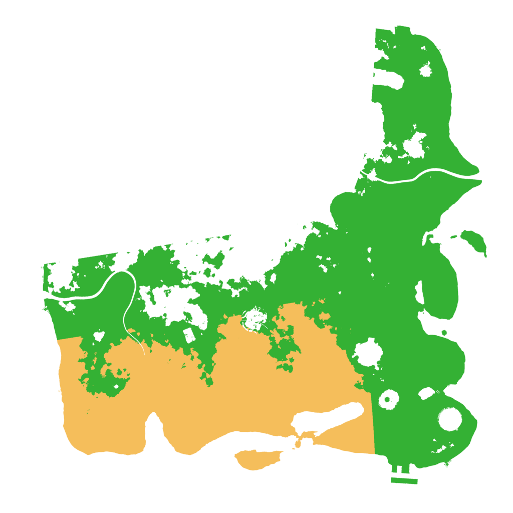 Biome Rust Map: Procedural Map, Size: 3900, Seed: 710936293
