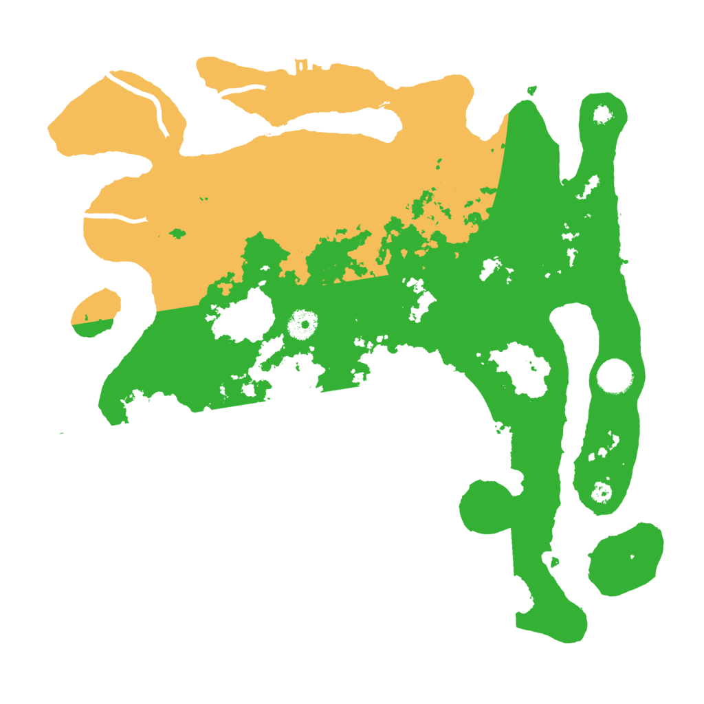 Biome Rust Map: Procedural Map, Size: 3550, Seed: 70461715