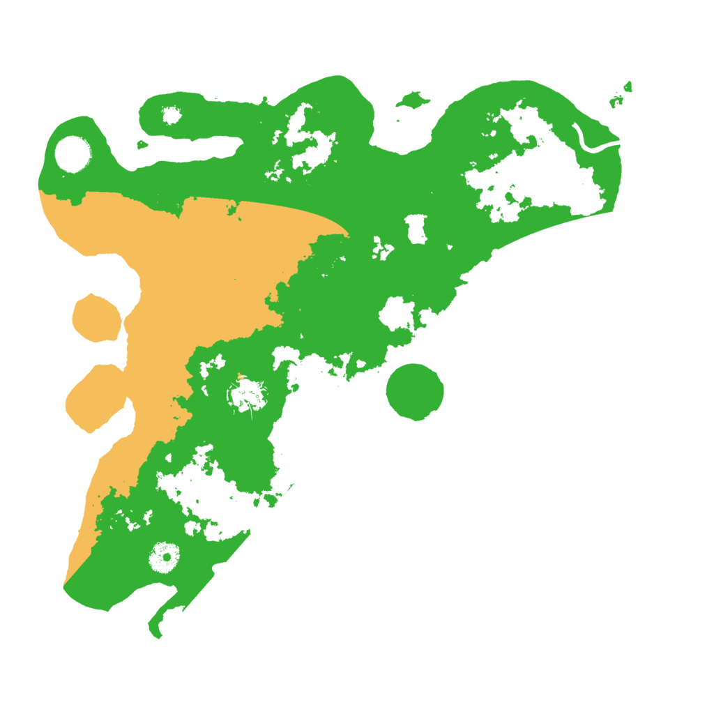 Biome Rust Map: Procedural Map, Size: 3500, Seed: 305054721