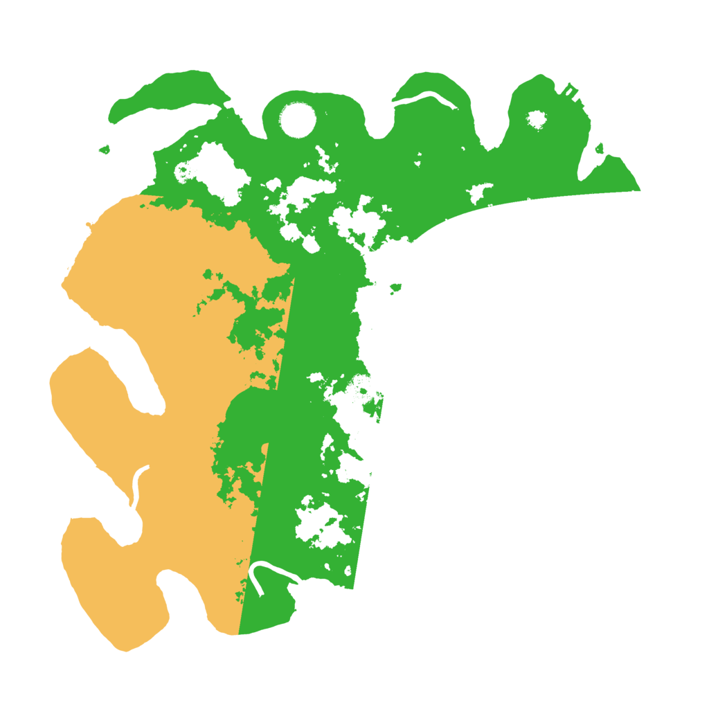 Biome Rust Map: Procedural Map, Size: 3500, Seed: 5322