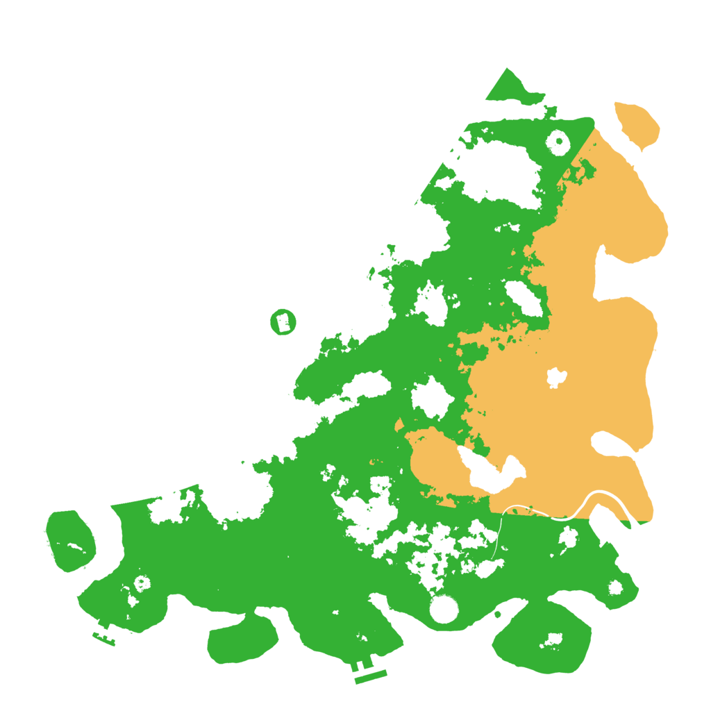 Biome Rust Map: Procedural Map, Size: 4400, Seed: 94111720