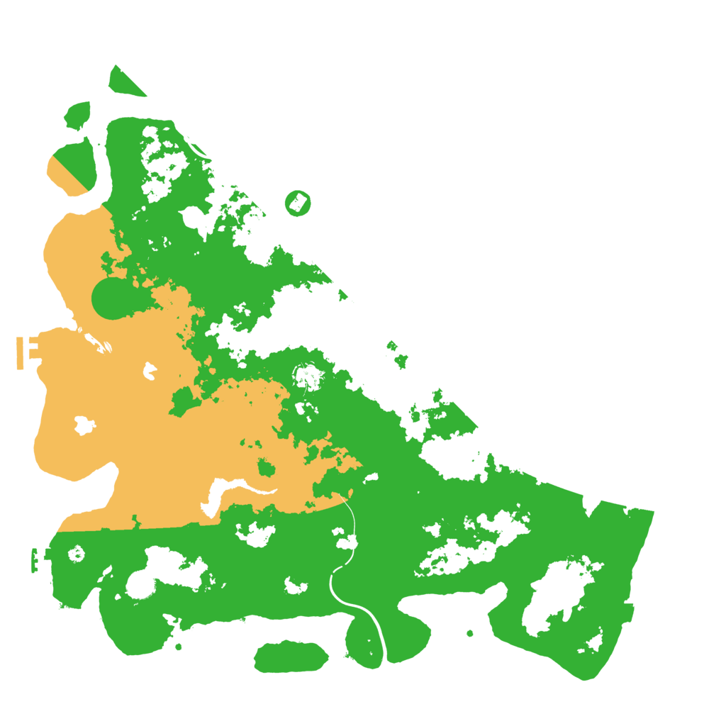 Biome Rust Map: Procedural Map, Size: 4500, Seed: 2427