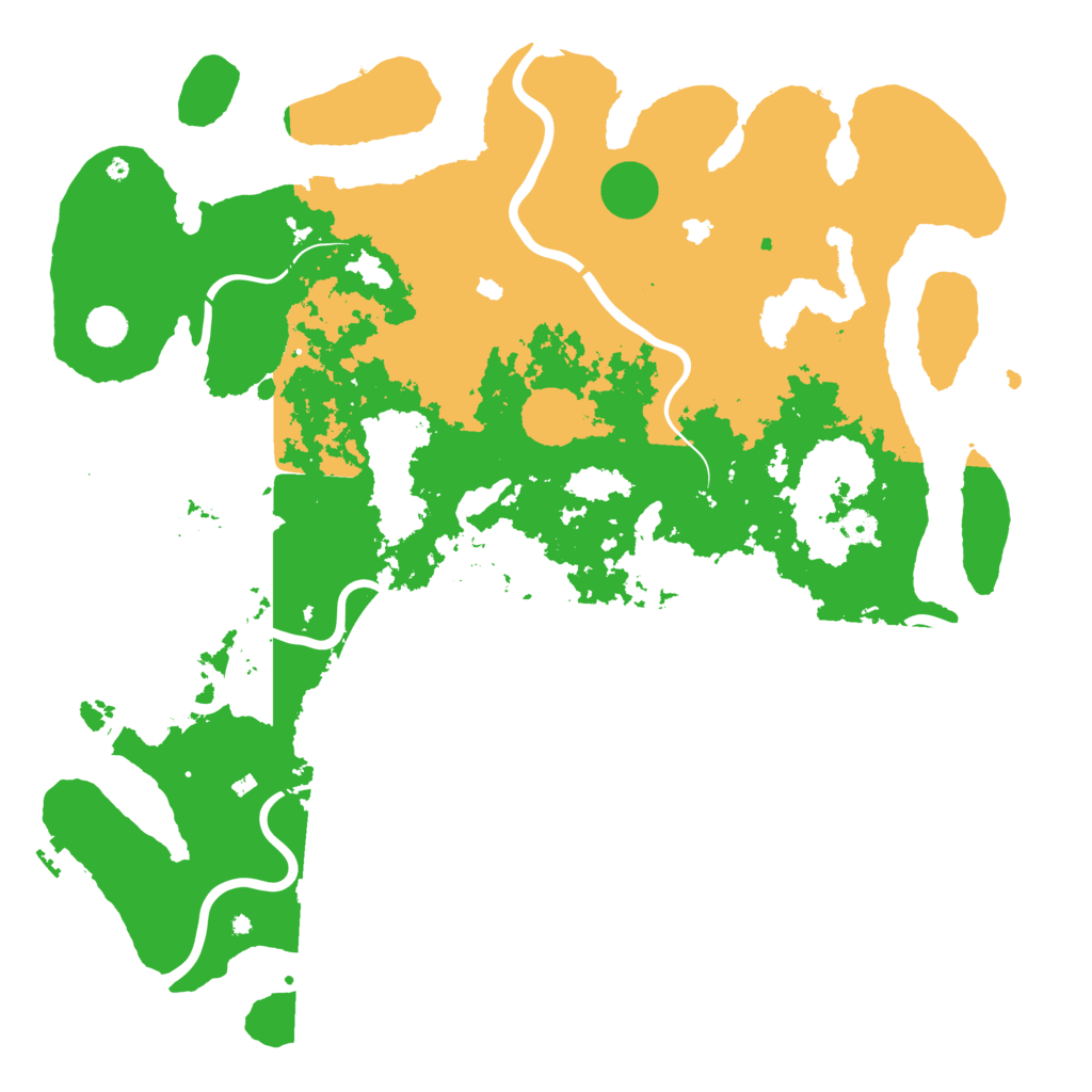 Biome Rust Map: Procedural Map, Size: 5000, Seed: 2934