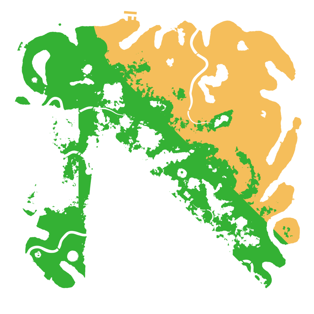 Biome Rust Map: Procedural Map, Size: 5000, Seed: 9095240