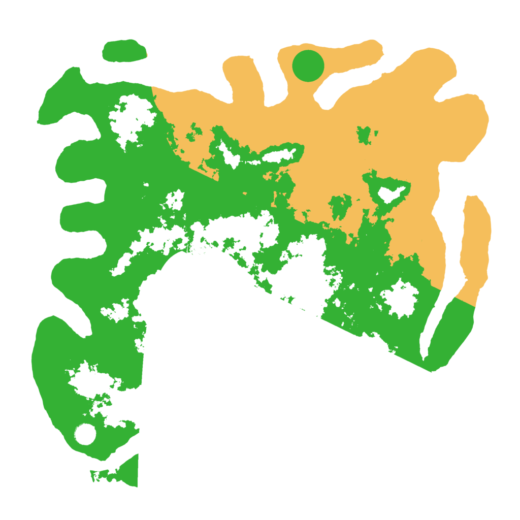 Biome Rust Map: Barren, Size: 4300, Seed: 17077225