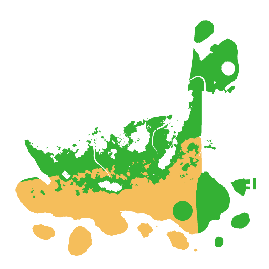 Biome Rust Map: Procedural Map, Size: 3600, Seed: 84704212
