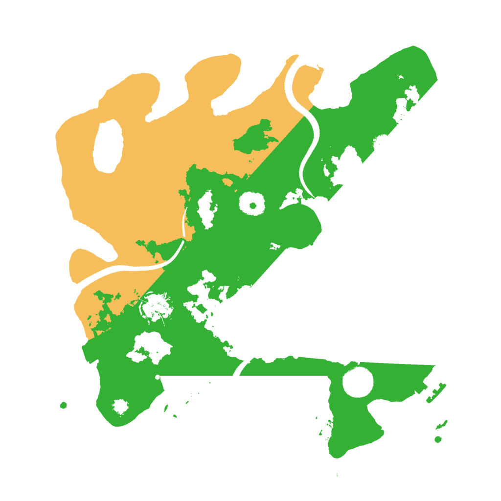 Biome Rust Map: Procedural Map, Size: 3000, Seed: 126715