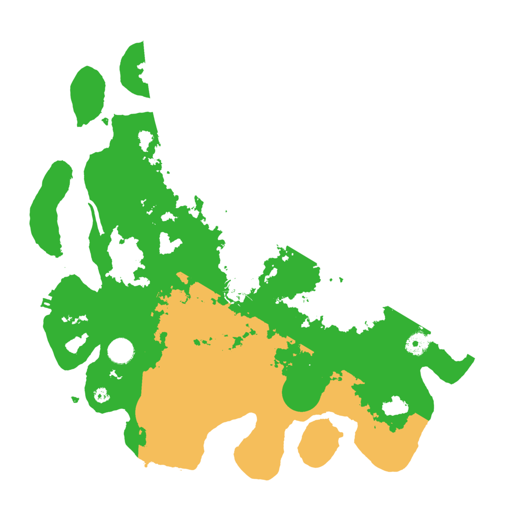 Biome Rust Map: Procedural Map, Size: 3500, Seed: 61932918